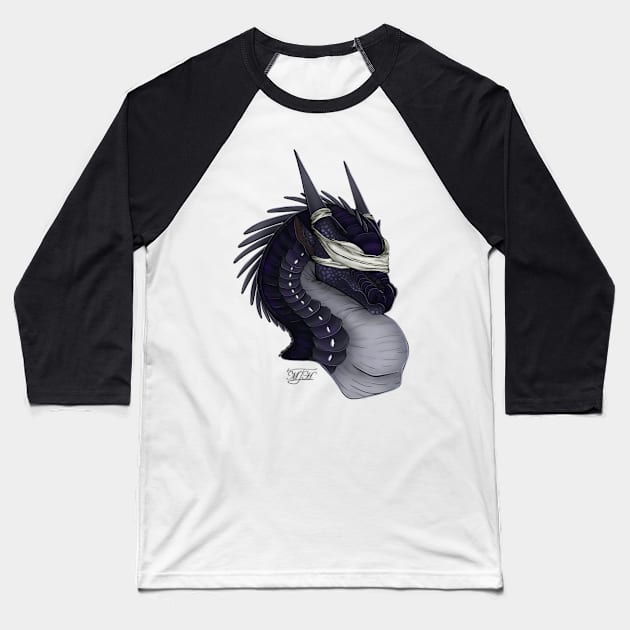 Starflight Head Shot 1 Baseball T-Shirt by Dracanthrope